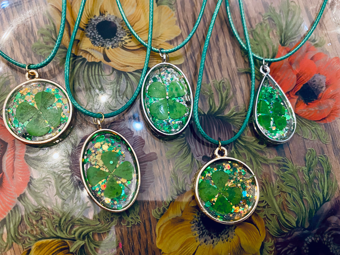 shamrock necklaces